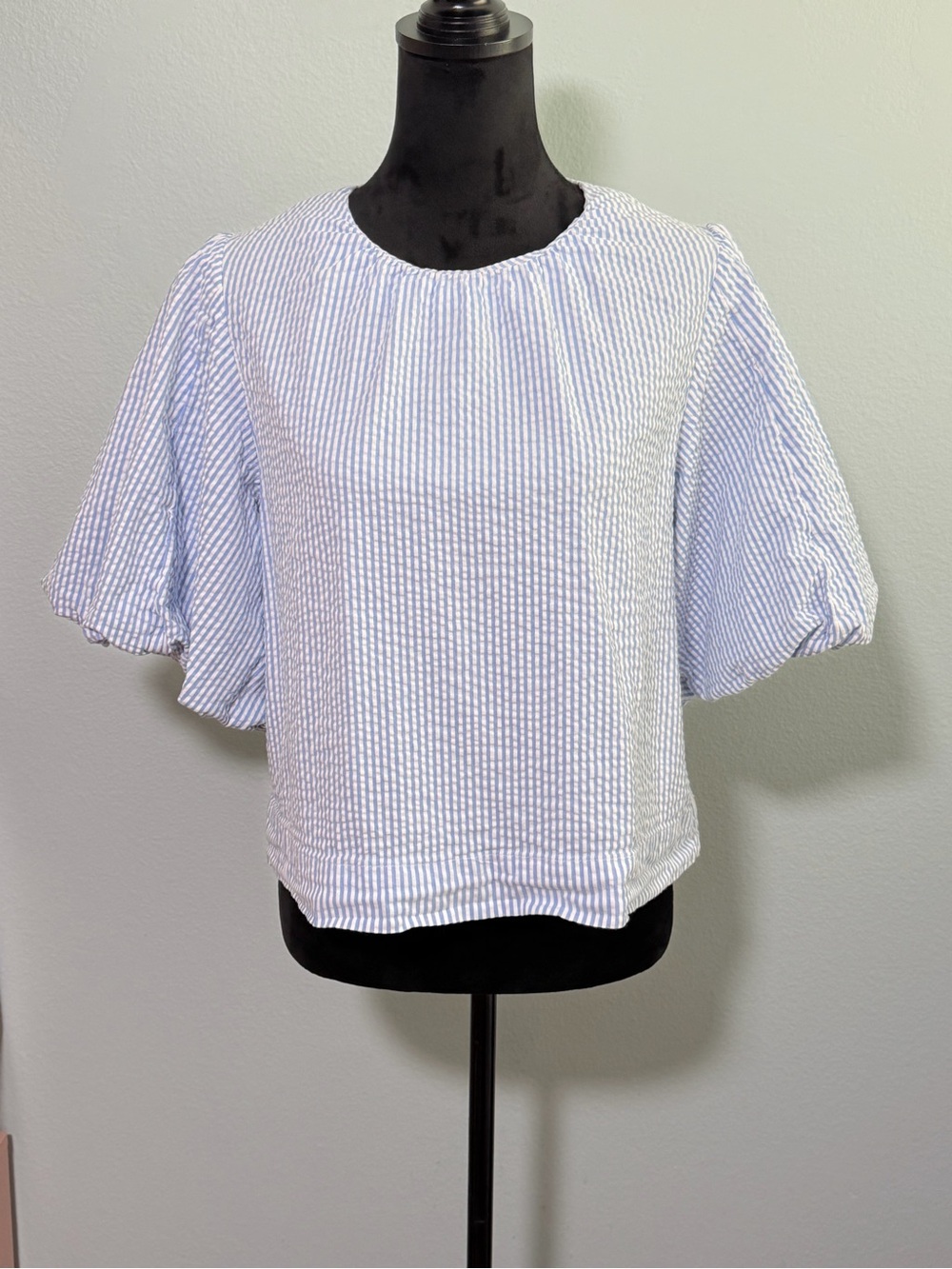 JOE’S JEANS Seersucker The Lorraine Top - Large